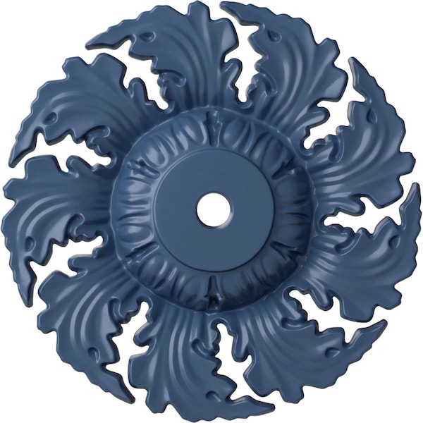 Ekena Millwork Needham Ceiling Medallion (Fits Canopies up to 4 1/4"), Hand-Painted Americana, 14 5/8"OD x 2 1/4"P CM14NEAMF - main